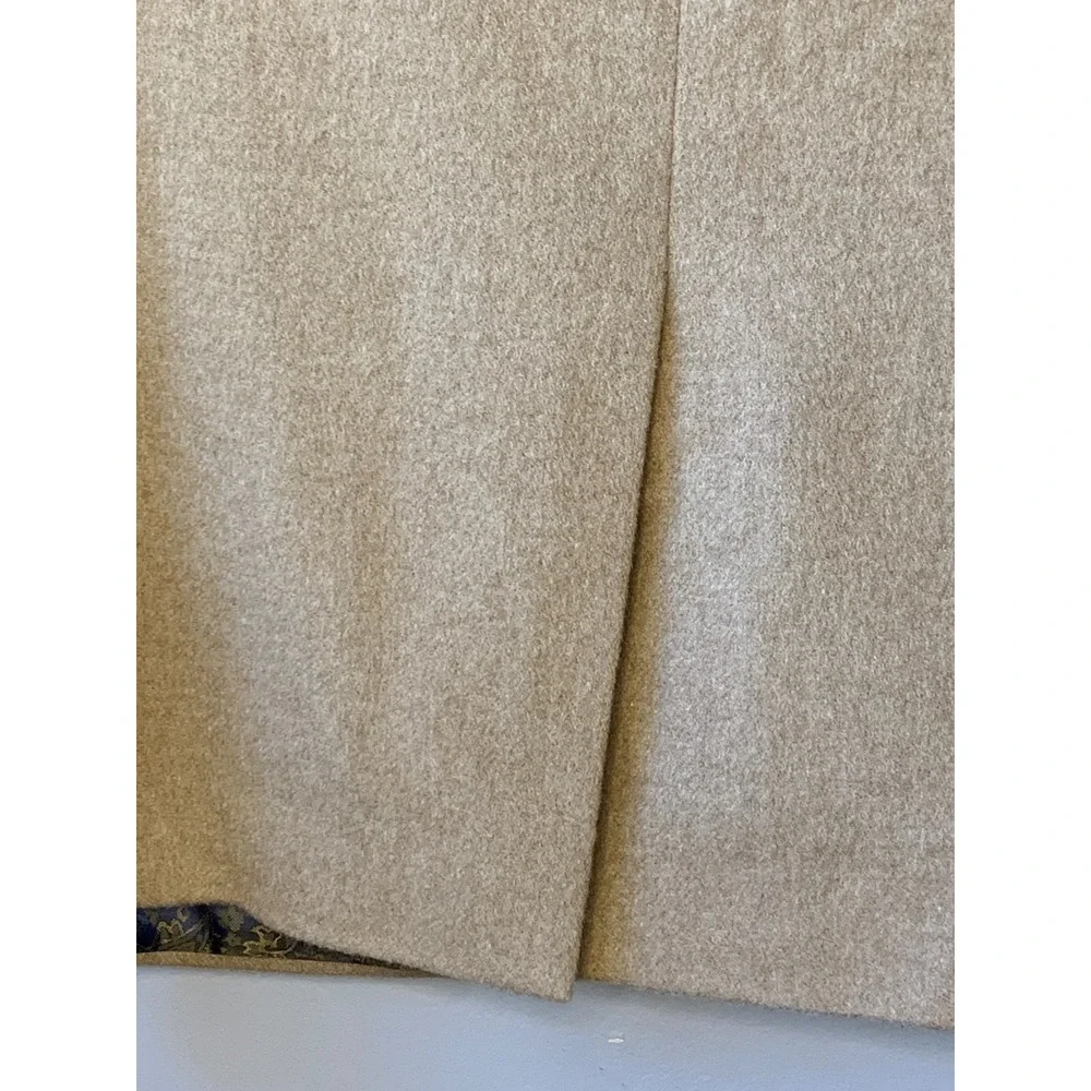 Turnbury est 1980 Mens Camelhair Blazer Sport Coat‎ Size 42R Tan Wool Blend